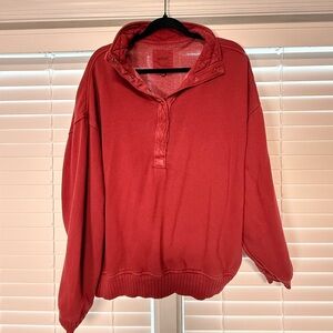 Aerie Oh snap Sweater in goddess (maroon)